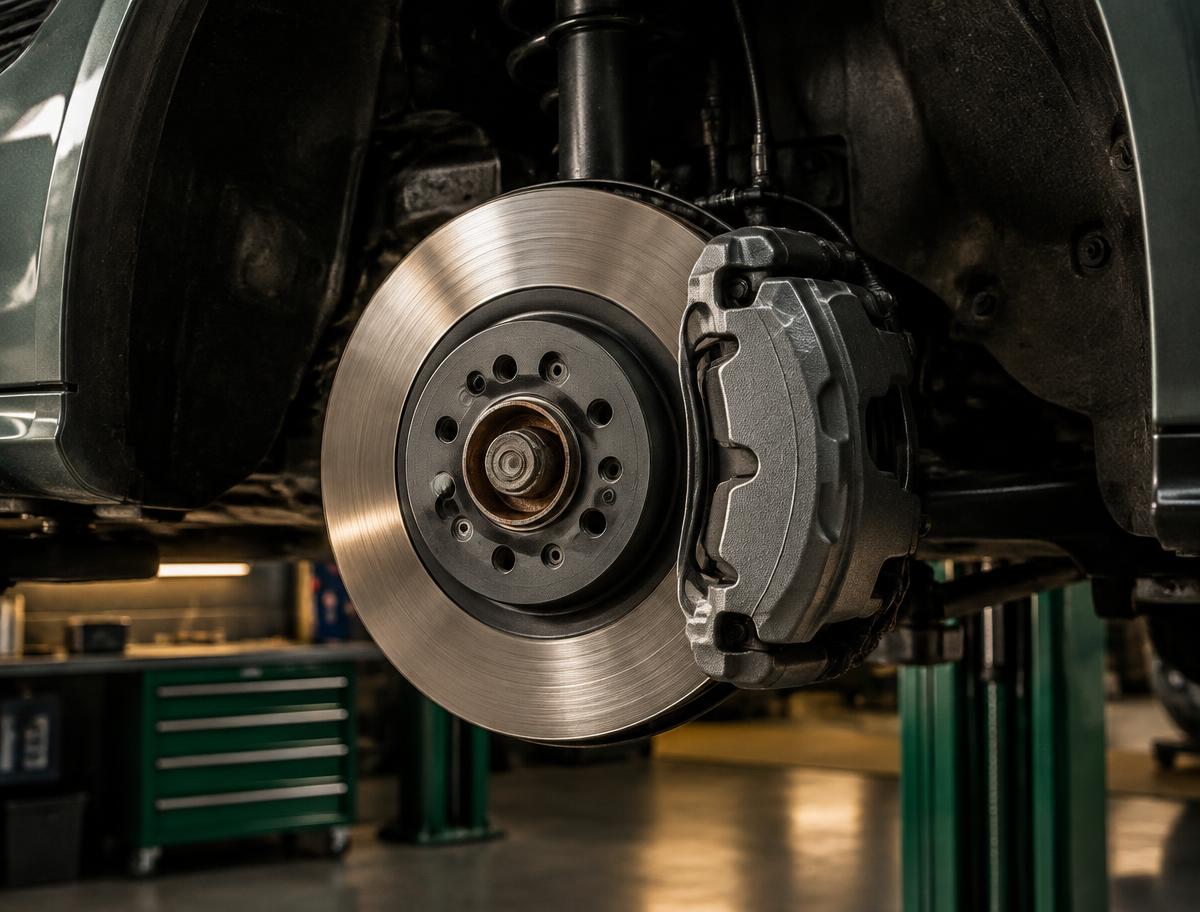 Detalhe de manutenção automóvel